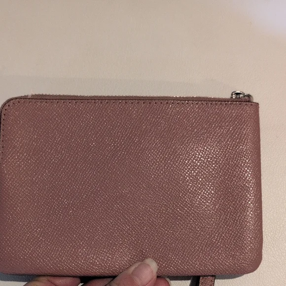 Coach Dusty Pink Wristlet - Picture 3 of 7